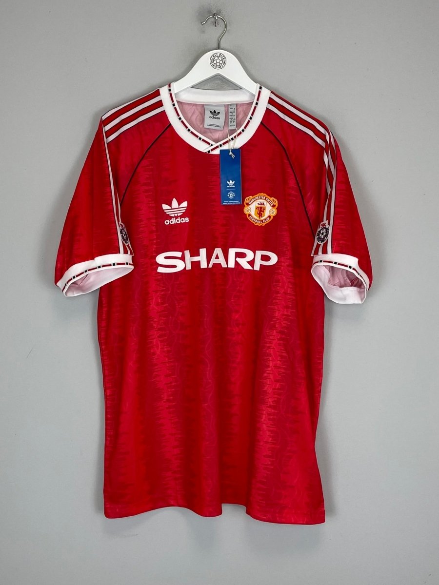 1990/92 MANCHESTER UNITED 11 *BNWT* HOME SHIRT (XL) ADIDAS ORIGINALS - Cult Kits - XL - Buy Vintage Football Shirts, Authentic Retro Football Shirts For Sale, Classic Football Shirts & Soccer Jersey