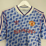 Shop 1990/92 MANCHESTER UNITED AWAY SHIRT (S) ADIDAS, classic football shirts, vintage football shirts & retro soccer jerseys at Cult Kits