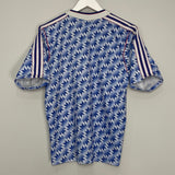 Shop 1990/92 MANCHESTER UNITED AWAY SHIRT (S) ADIDAS, classic football shirts, vintage football shirts & retro soccer jerseys at Cult Kits