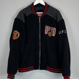 Shop 1990/92 MANCHESTER UNITED VARSITY JACKET (L) CAMPRI, classic football shirts, vintage football shirts & retro soccer jerseys at Cult Kits