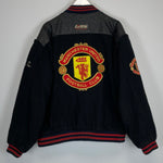 Shop 1990/92 MANCHESTER UNITED VARSITY JACKET (L) CAMPRI, classic football shirts, vintage football shirts & retro soccer jerseys at Cult Kits
