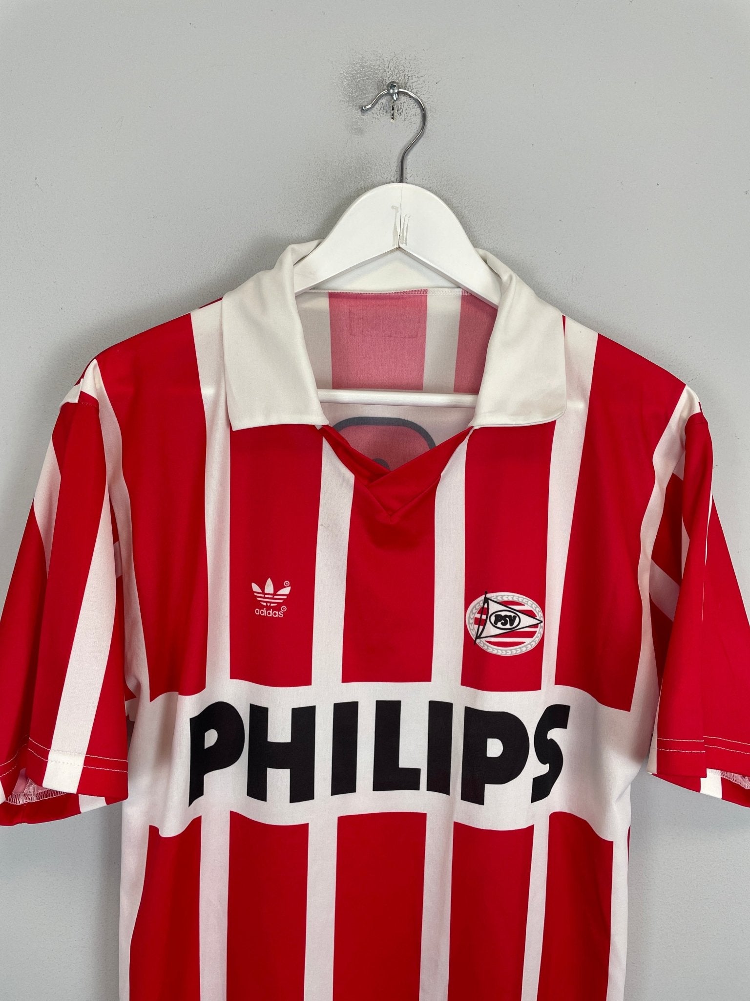 Shop 1990/93 PSV #9 HOME SHIRT (M) ADIDAS, classic football shirts, vintage football shirts & retro soccer jerseys at Cult Kits