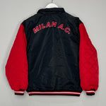 Shop 1990'S AC MILAN BOMBER JACKET (S) LOTTO, classic football shirts, vintage football shirts & retro soccer jerseys at Cult Kits