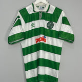 Shop 1991/92 CELTIC HOME SHIRT (M) UMBRO, classic football shirts, vintage football shirts & retro soccer jerseys at Cult Kits