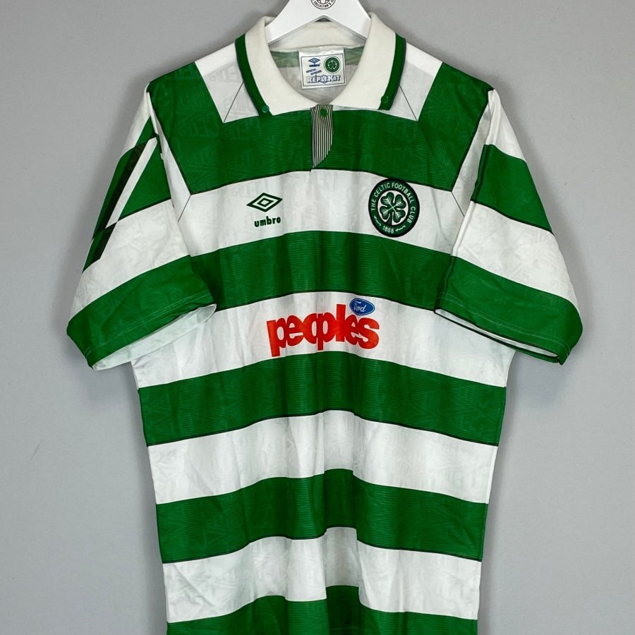 1991/92 CELTIC HOME SHIRT (XL) UMBRO - Cult Kits - XL - Buy Vintage Football Shirts, Authentic Retro Football Shirts For Sale, Classic Football Shirts & Soccer Jersey