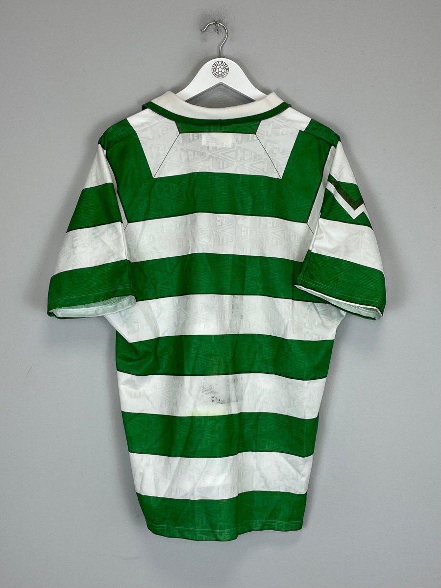 1991/92 CELTIC HOME SHIRT (XL) UMBRO - Cult Kits - XL - Buy Vintage Football Shirts, Authentic Retro Football Shirts For Sale, Classic Football Shirts & Soccer Jersey