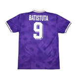 Buy 1991/92 FIORENTINA BATISTUTA 9 HOME SHIRT (XL) LOTTO ~ Free worldwide shipping available ~ Authentic Vintage Football Shirts from Cult Kits