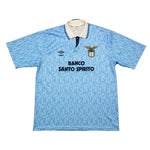 Buy 1991/92 Lazio Home Shirt (L) Umbro ~ Free worldwide shipping ~ Authentic Vintage Football Shirts from Cult Kits