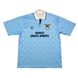 Buy 1991/92 Lazio Home Shirt (L) Umbro ~ Free worldwide shipping ~ Authentic Vintage Football Shirts from Cult Kits