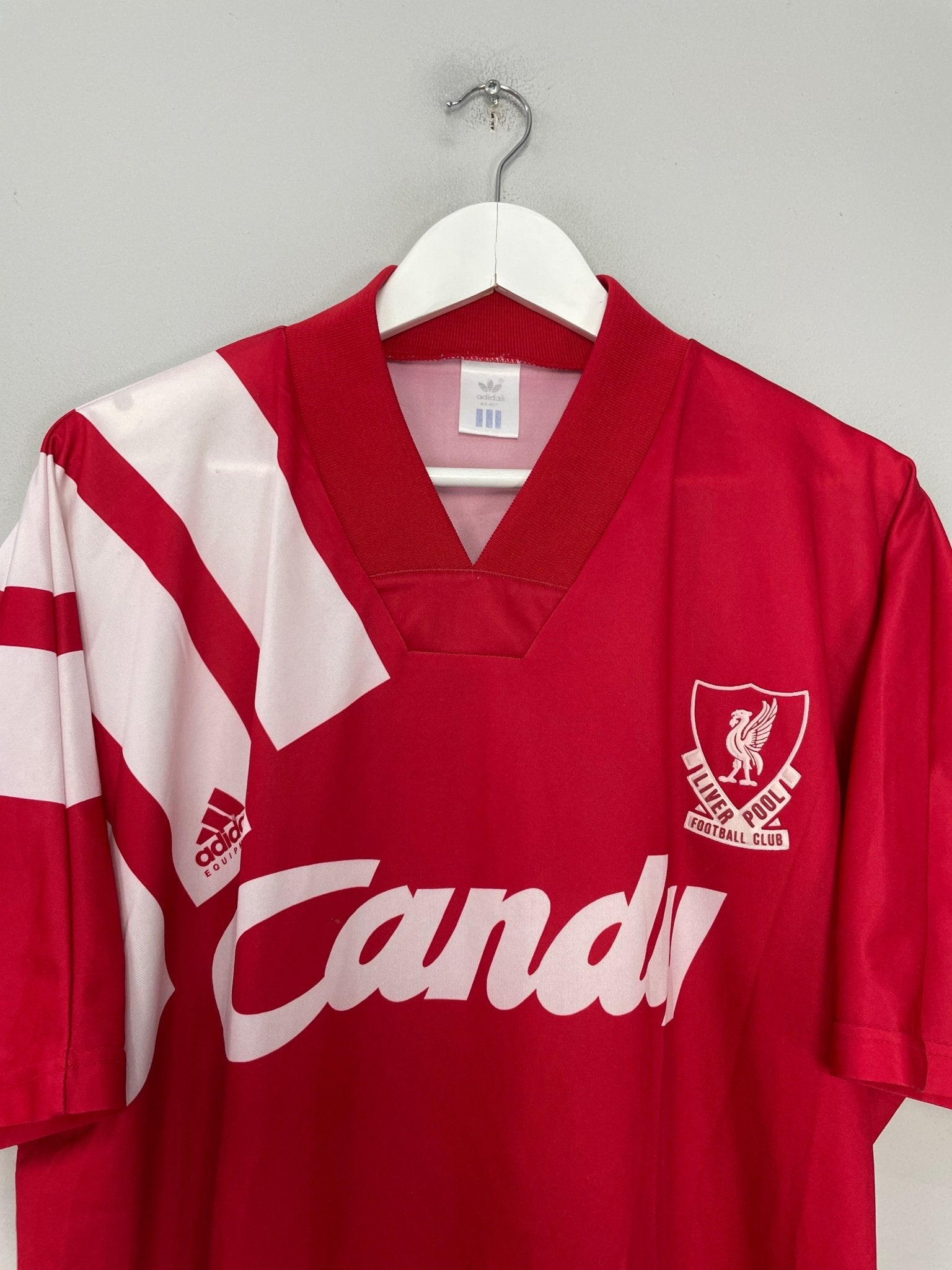 Shop 1991/92 LIVERPOOL HOME SHIRT (XL) ADIDAS, classic football shirts, vintage football shirts & retro soccer jerseys at Cult Kits