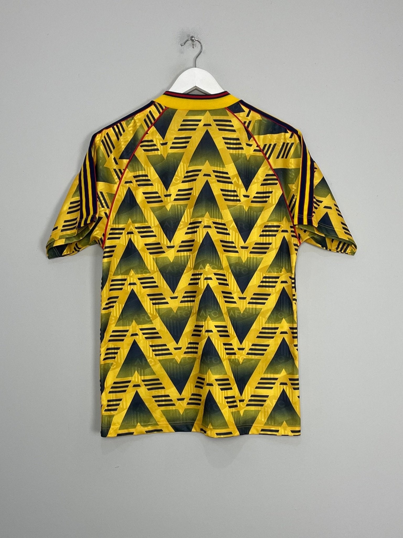 Shop 1991/93 ARSENAL AWAY SHIRT (M) ADIDAS, classic football shirts, vintage football shirts & retro soccer jerseys at Cult Kits