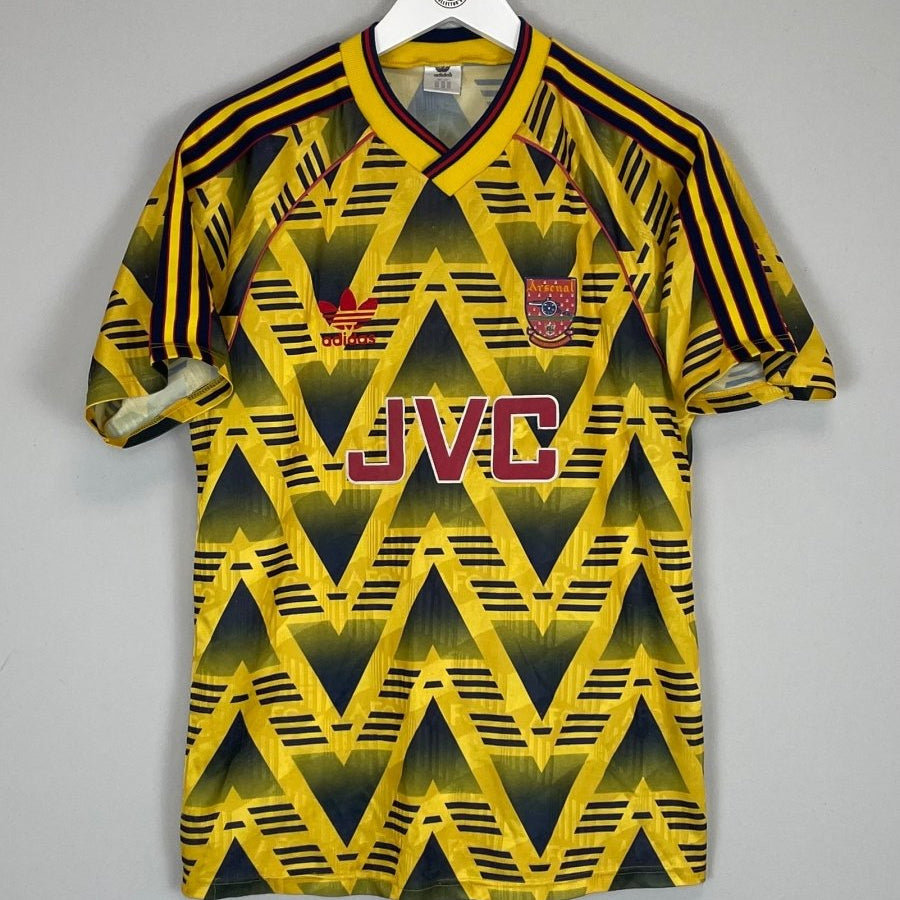 1991/93 ARSENAL AWAY SHIRT (M) ADIDAS - Cult Kits - Medium - Buy Vintage Football Shirts, Authentic Retro Football Shirts For Sale, Classic Football Shirts & Soccer Jersey