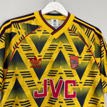 Shop 1991/93 ARSENAL AWAY SHIRT (M) ADIDAS, classic football shirts, vintage football shirts & retro soccer jerseys at Cult Kits