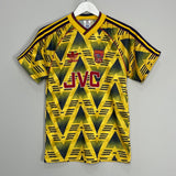 Shop 1991/93 ARSENAL AWAY SHIRT (S) ADIDAS, classic football shirts, vintage football shirts & retro soccer jerseys at Cult Kits
