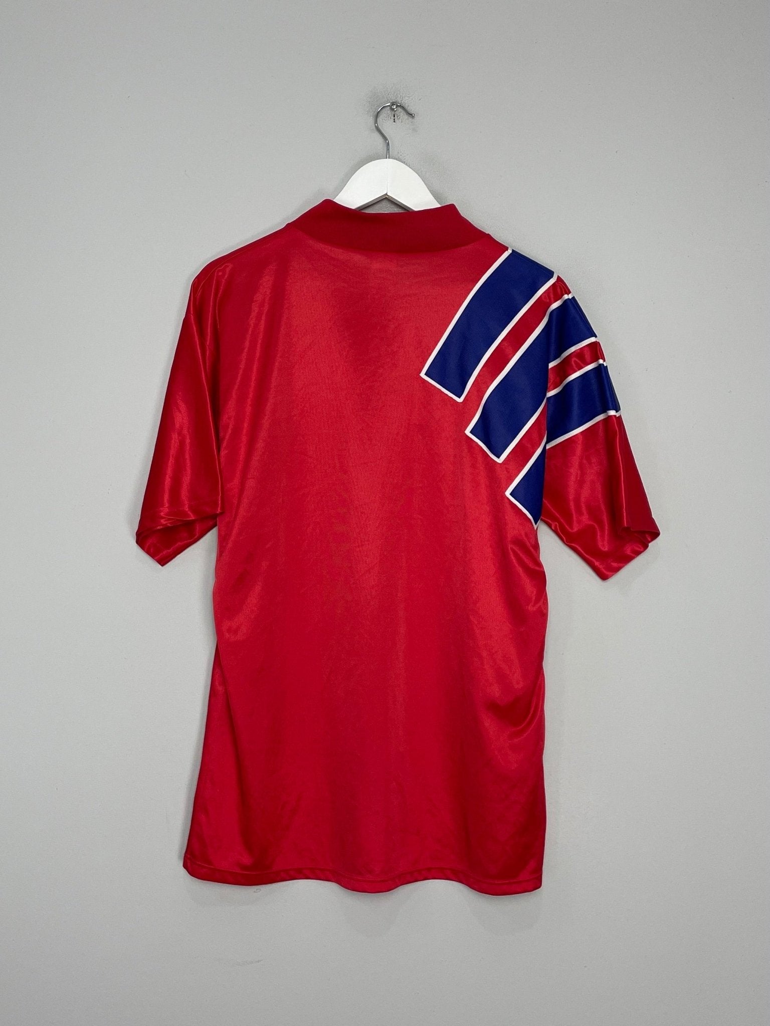 Shop 1991/93 BAYERN MUNICH HOME SHIRT (L) ADIDAS, classic football shirts, vintage football shirts & retro soccer jerseys at Cult Kits