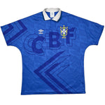 Buy 1991/93 BRAZIL AWAY SHIRT (L) UMBRO ~ Free worldwide shipping available ~ Authentic Vintage Football Shirts from Cult Kits
