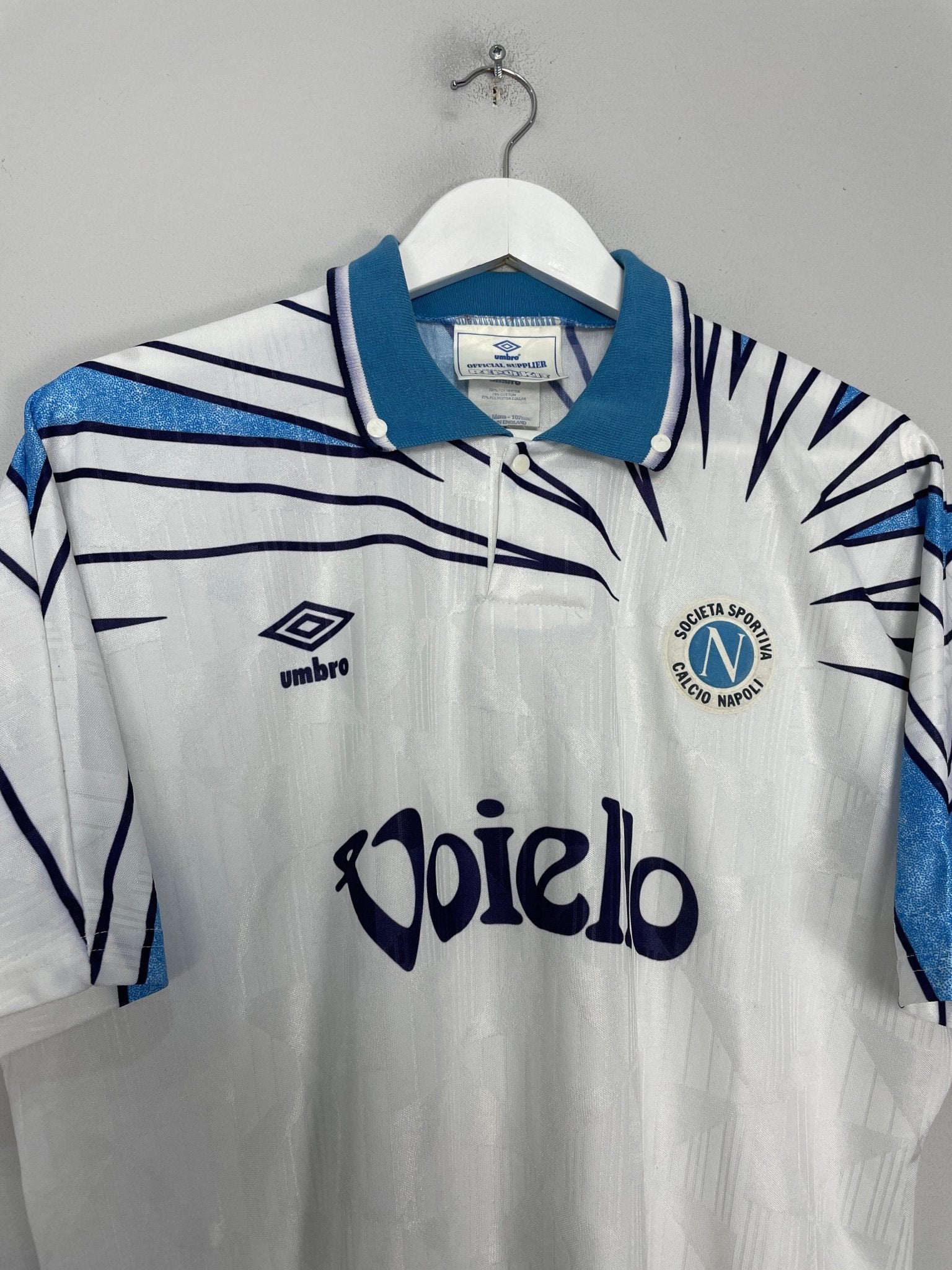 1991/93 NAPOLI AWAY SHIRT (L) UMBRO – Cult Kits