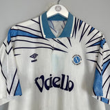 1991/93 NAPOLI AWAY SHIRT (XL) UMBRO - Cult Kits - XL - Buy Vintage Football Shirts, Authentic Retro Football Shirts For Sale, Classic Football Shirts & Soccer Jersey