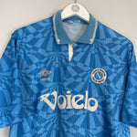 1991/93 NAPOLI HOME SHIRT (L) UMBRO - Cult Kits - Large - Buy Vintage Football Shirts, Authentic Retro Football Shirts For Sale, Classic Football Shirts & Soccer Jersey