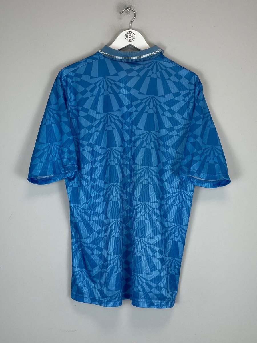 1991/93 NAPOLI HOME SHIRT (L) UMBRO - Cult Kits - Large - Buy Vintage Football Shirts, Authentic Retro Football Shirts For Sale, Classic Football Shirts & Soccer Jersey