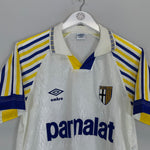Shop 1991/93 PARMA HOME SHIRT (M) UMBRO, classic football shirts, vintage football shirts & retro soccer jerseys at Cult Kits