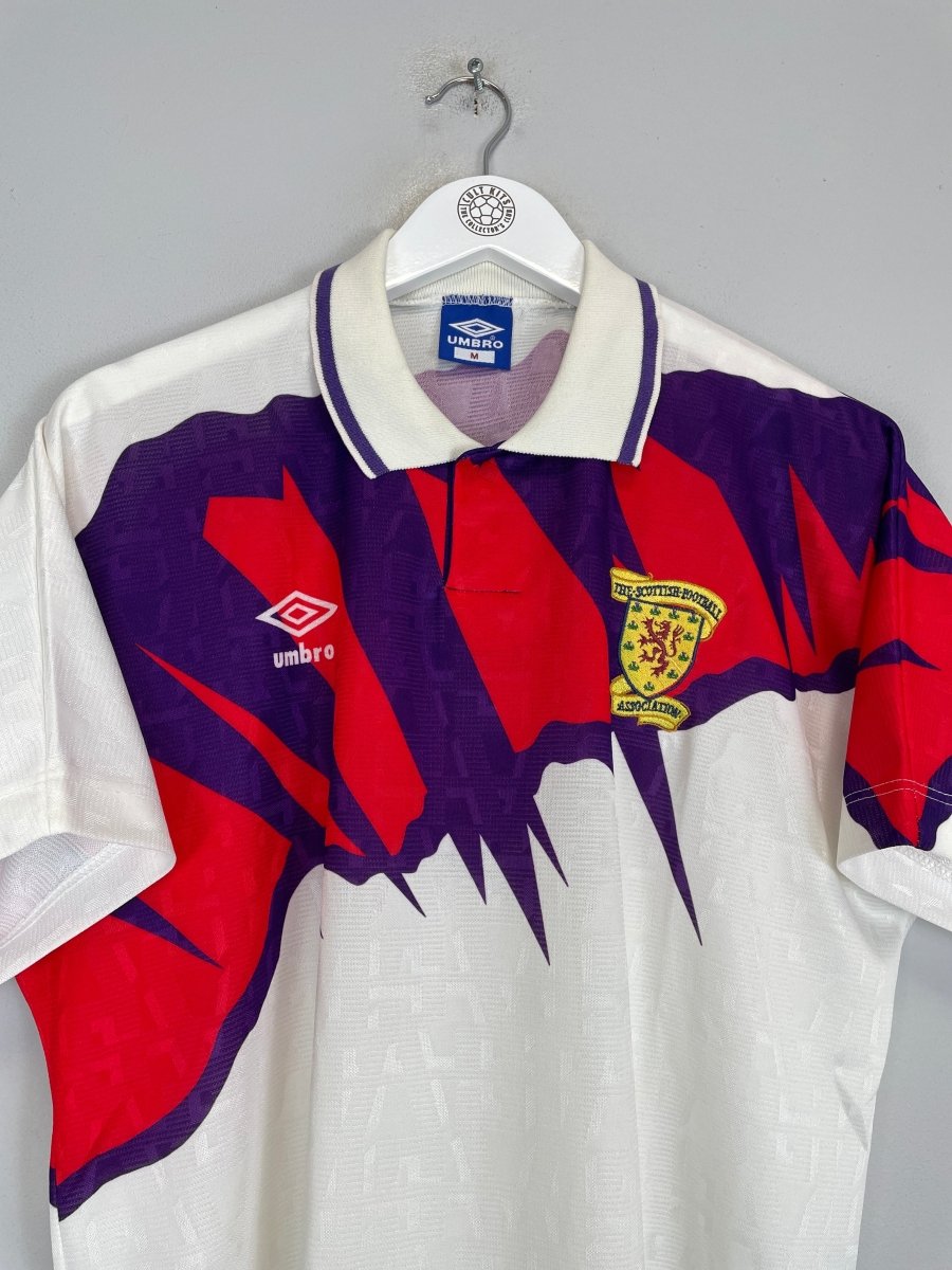 1991/93 SCOTLAND AWAY SHIRT (M) UMBRO - Cult Kits - Medium - Buy Vintage Football Shirts, Authentic Retro Football Shirts For Sale, Classic Football Shirts & Soccer Jersey