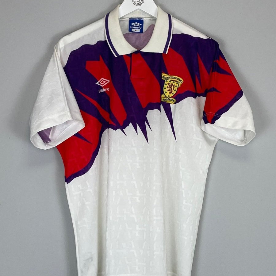 1991/93 SCOTLAND AWAY SHIRT (M) UMBRO - Cult Kits - Medium - Buy Vintage Football Shirts, Authentic Retro Football Shirts For Sale, Classic Football Shirts & Soccer Jersey