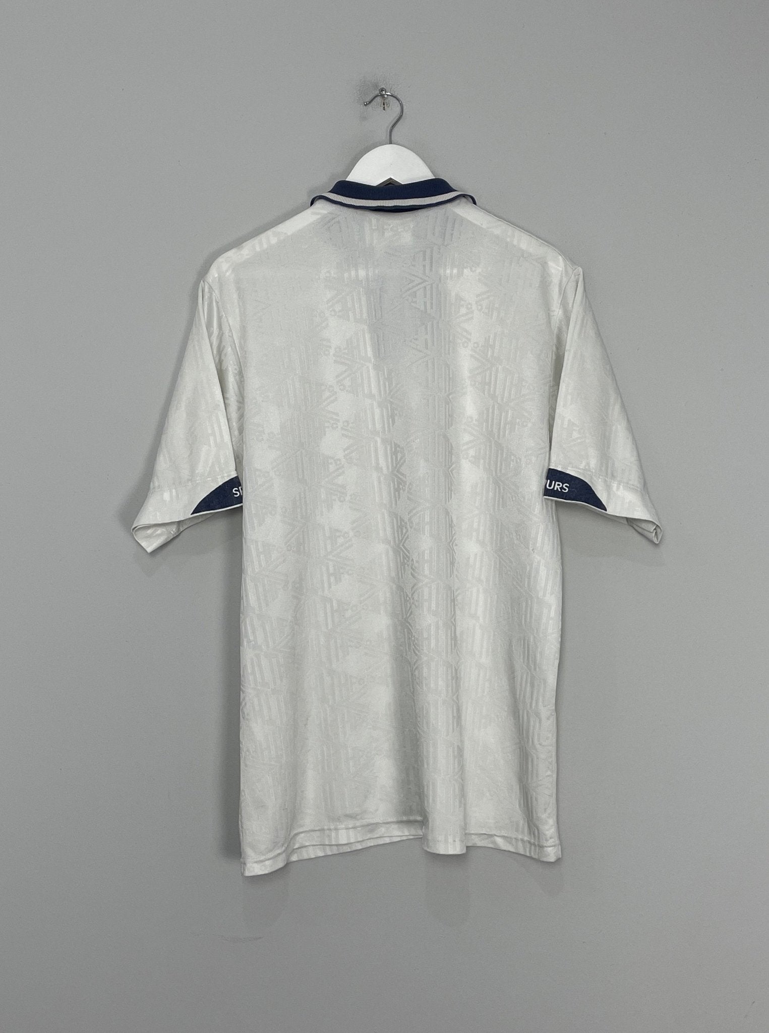 Shop 1991/93 TOTTENHAM HOME SHIRT (L) UMBRO, classic football shirts, vintage football shirts & retro soccer jerseys at Cult Kits