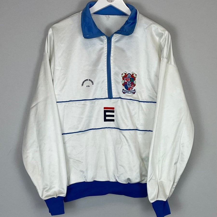 1991/93 TRANMERE ROVERS 1/2 ZIP TRACK JACKET (M) EN - S - Cult Kits - Medium - Buy Vintage Football Shirts, Authentic Retro Football Shirts For Sale, Classic Football Shirts & Soccer Jersey