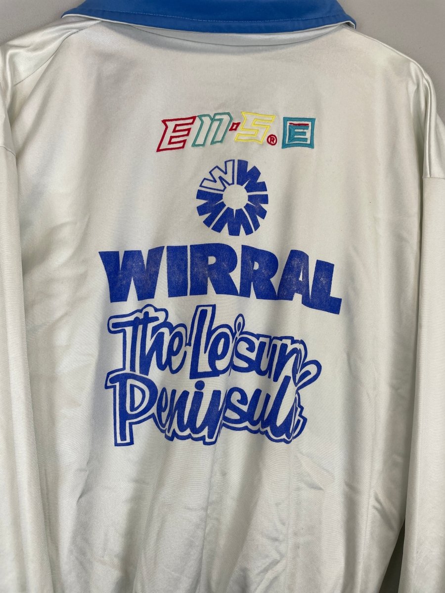 1991/93 TRANMERE ROVERS 1/2 ZIP TRACK JACKET (M) EN - S - Cult Kits - Medium - Buy Vintage Football Shirts, Authentic Retro Football Shirts For Sale, Classic Football Shirts & Soccer Jersey