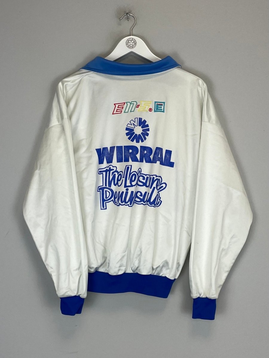 1991/93 TRANMERE ROVERS 1/2 ZIP TRACK JACKET (M) EN - S - Cult Kits - Medium - Buy Vintage Football Shirts, Authentic Retro Football Shirts For Sale, Classic Football Shirts & Soccer Jersey