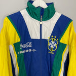 Shop 1991/94 BRAZIL TRACK JACKET (L) UMBRO, classic football shirts, vintage football shirts & retro soccer jerseys at Cult Kits
