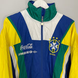 Shop 1991/94 BRAZIL TRACK JACKET (L) UMBRO, classic football shirts, vintage football shirts & retro soccer jerseys at Cult Kits