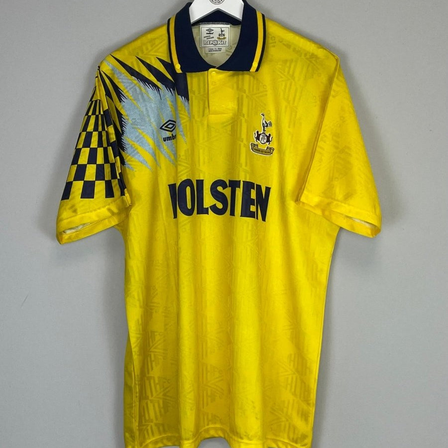 1991/94 TOTTENHAM 10 AWAY SHIRT (XL) UMBRO - Cult Kits - XL - Buy Vintage Football Shirts, Authentic Retro Football Shirts For Sale, Classic Football Shirts & Soccer Jersey