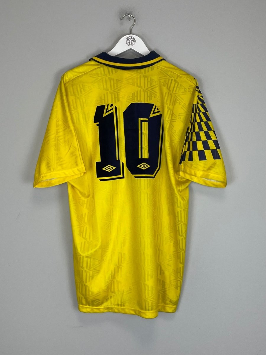 1991/94 TOTTENHAM 10 AWAY SHIRT (XL) UMBRO - Cult Kits - XL - Buy Vintage Football Shirts, Authentic Retro Football Shirts For Sale, Classic Football Shirts & Soccer Jersey
