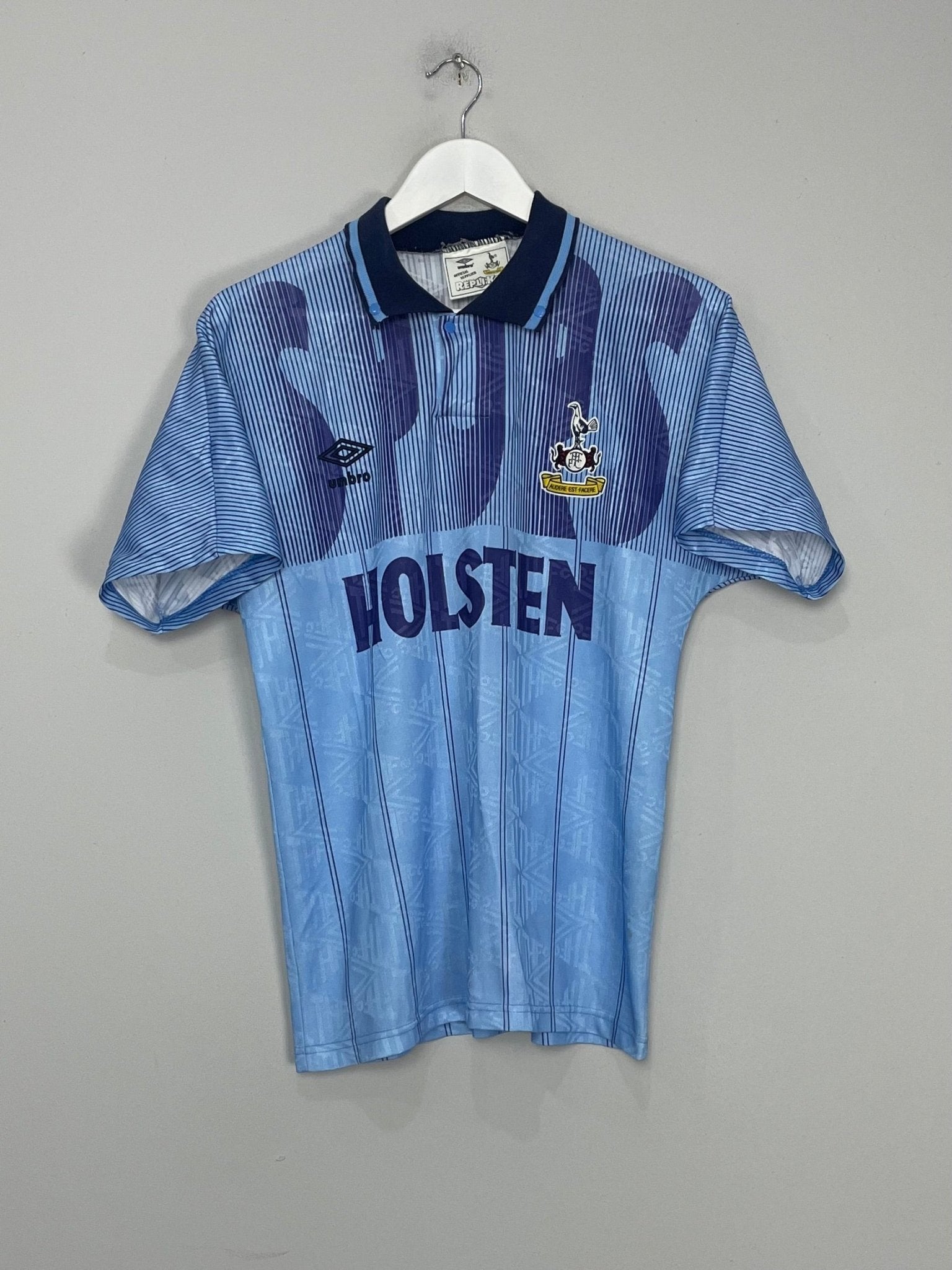 Shop 1991/94 TOTTENHAM AWAY SHIRT (S) UMBRO, classic football shirts, vintage football shirts & retro soccer jerseys at Cult Kits