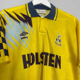 Shop 1991/95 TOTTENHAM AWAY SHIRT (L) UMBRO, classic football shirts, vintage football shirts & retro soccer jerseys at Cult Kits