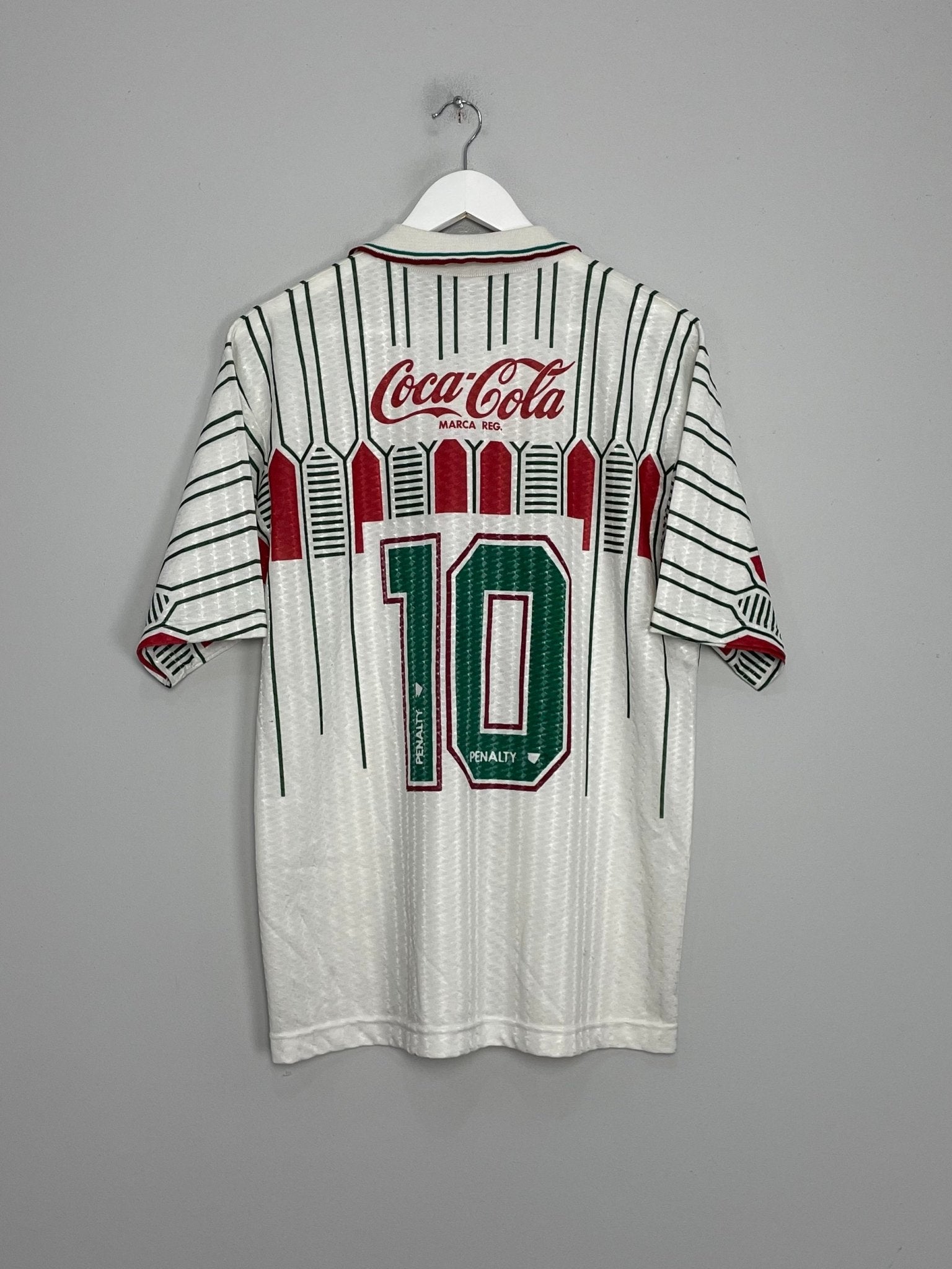 Shop 1992 FLUMINENSE #10 AWAY SHIRT (L) PENALTY, classic football shirts, vintage football shirts & retro soccer jerseys at Cult Kits