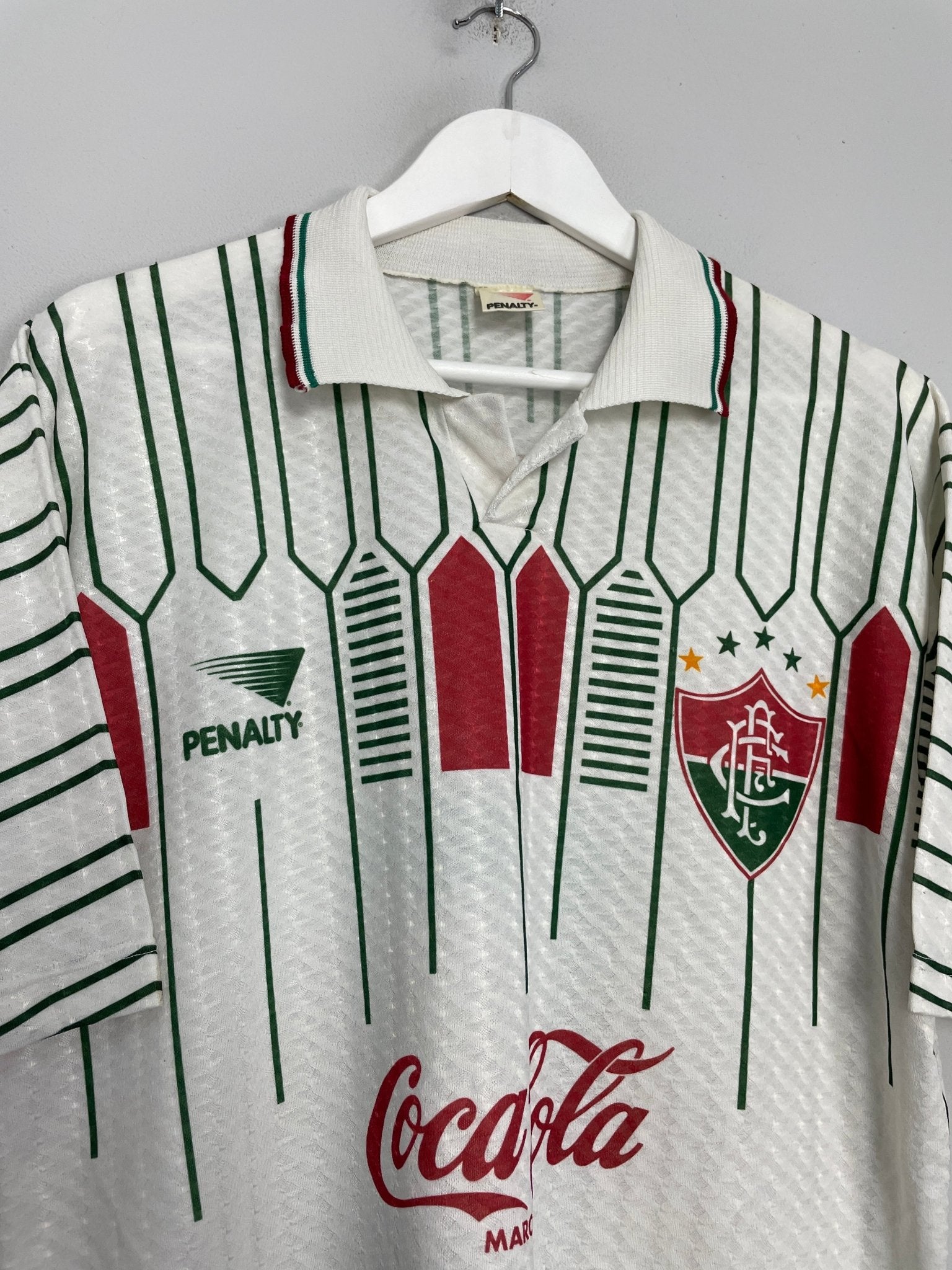 Shop 1992 FLUMINENSE #10 AWAY SHIRT (L) PENALTY, classic football shirts, vintage football shirts & retro soccer jerseys at Cult Kits