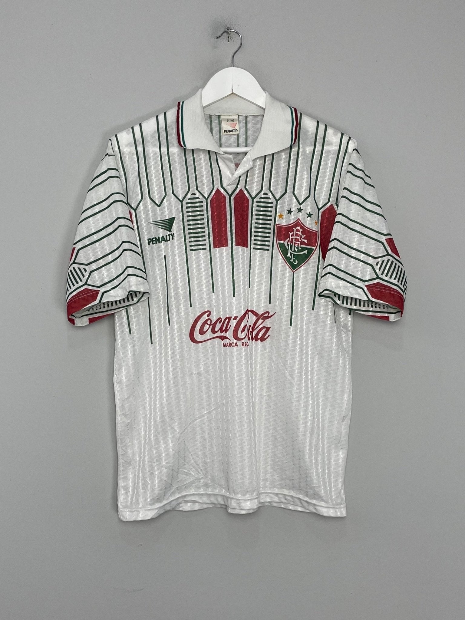 Shop 1992 FLUMINENSE AWAY SHIRT (L) PENALTY, classic football shirts, vintage football shirts & retro soccer jerseys at Cult Kits
