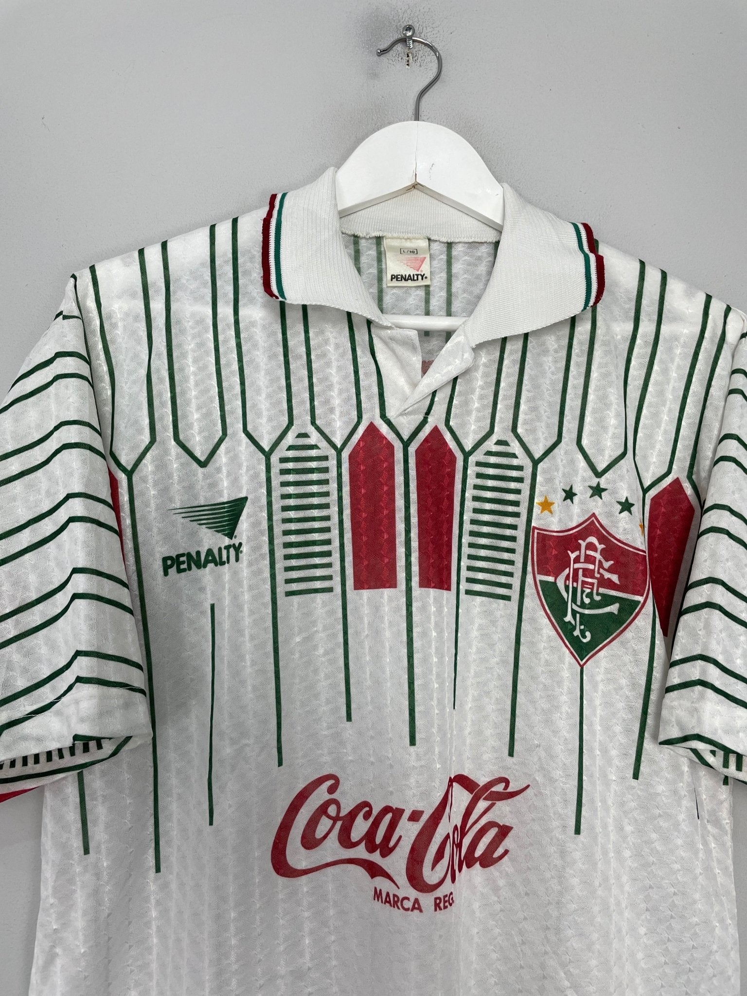 Shop 1992 FLUMINENSE AWAY SHIRT (L) PENALTY, classic football shirts, vintage football shirts & retro soccer jerseys at Cult Kits
