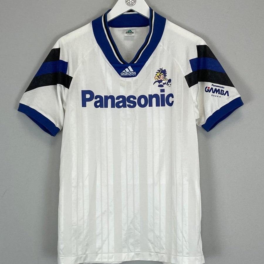1992 GAMBA OSAKA AWAY SHIRT (M) ADIDAS - Cult Kits - Medium - Buy Vintage Football Shirts, Authentic Retro Football Shirts For Sale, Classic Football Shirts & Soccer Jersey