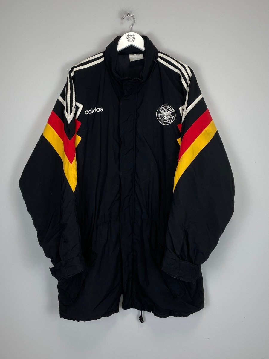1992 GERMANY BENCH COAT (XL) ADIDAS - Cult Kits - XL - Buy Vintage Football Shirts, Authentic Retro Football Shirts For Sale, Classic Football Shirts & Soccer Jersey