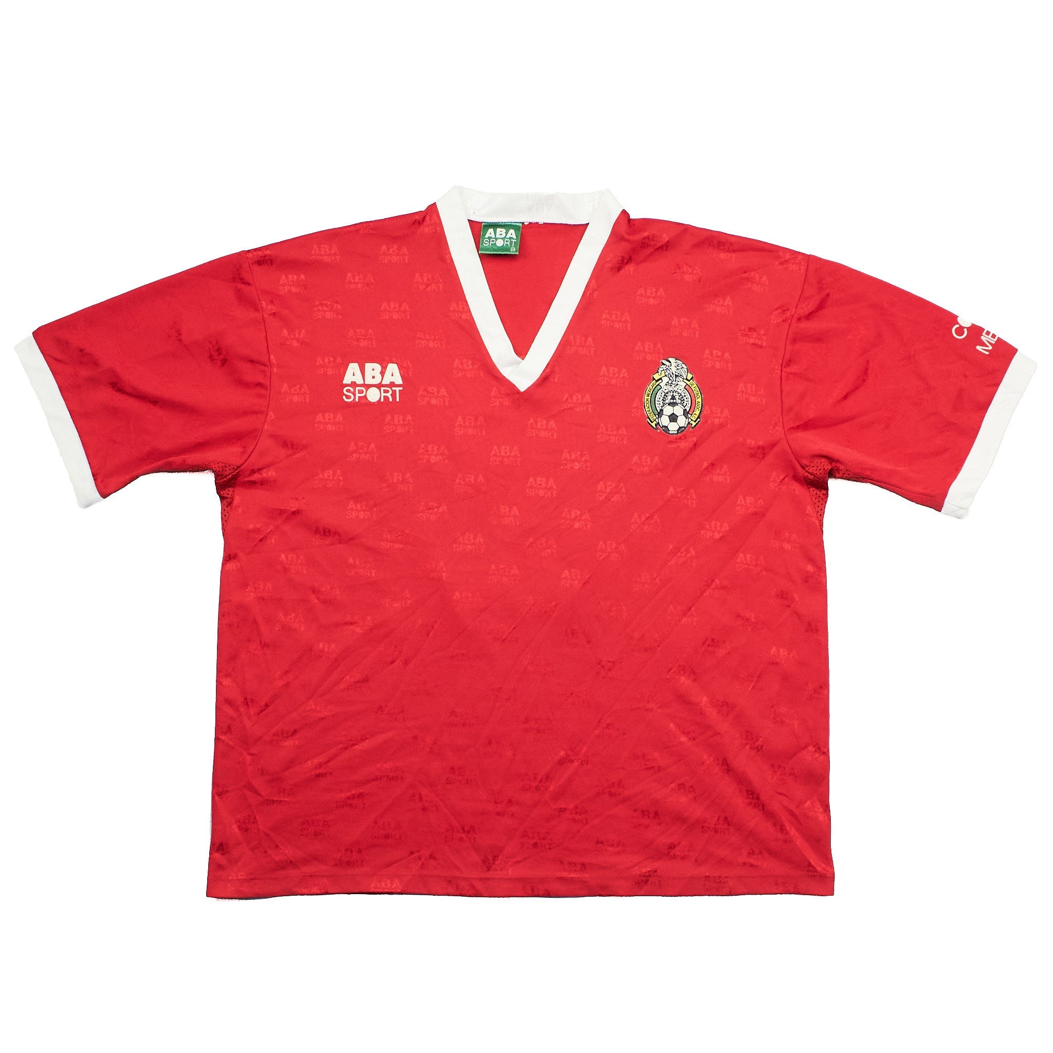 Buy 1992 Mexico Away 2 Shirt (M) ABA Sport ~ Free worldwide shipping ~ Authentic Vintage Football Shirts from Cult Kits