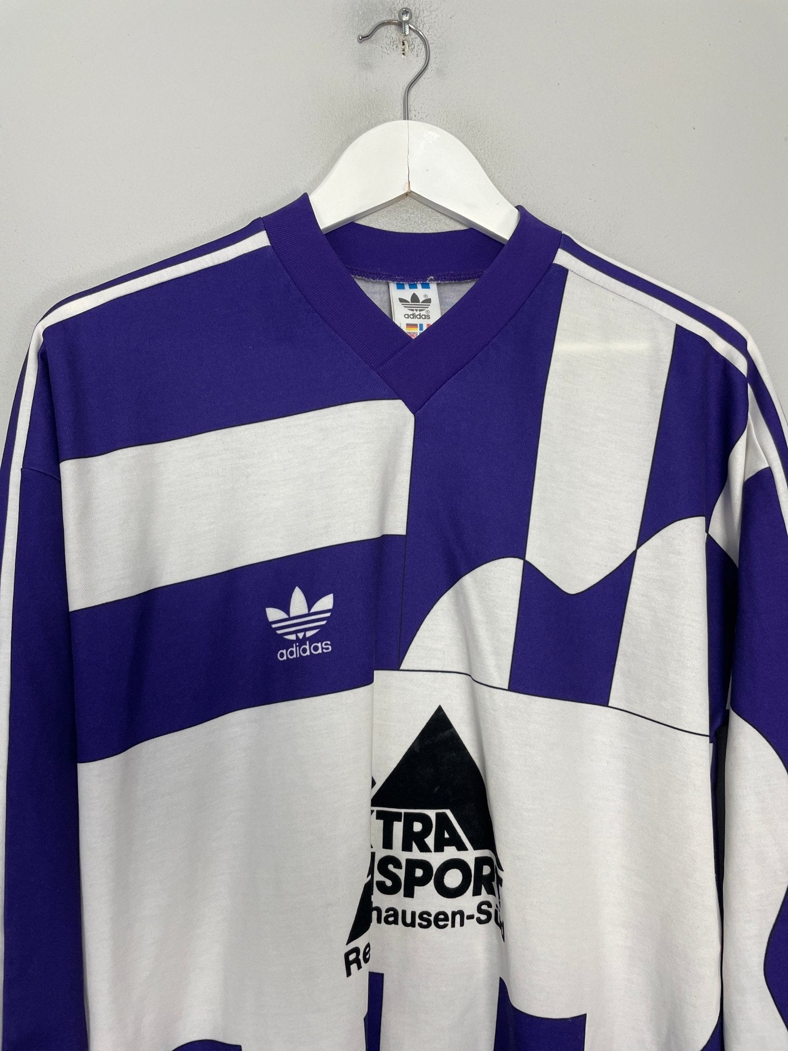Shop 1992/93 ADIDAS TEMPLATE SHIRT #4 (L), classic football shirts, vintage football shirts & retro soccer jerseys at Cult Kits