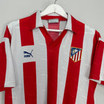 Shop 1992/93 ATLETICO MADRID HOME SHIRT (S) PUMA, classic football shirts, vintage football shirts & retro soccer jerseys at Cult Kits