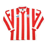 Buy 1992/93 Atletico Madrid L/S Home Shirt (M) Puma ~ Free worldwide shipping available ~ Authentic Vintage Football Shirts from Cult Kits