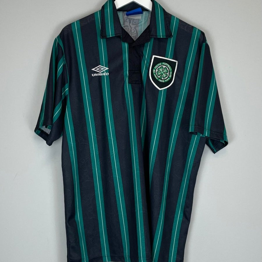 1992/93 CELTIC AWAY SHIRT (XL) UMBRO - Cult Kits - XL - Buy Vintage Football Shirts, Authentic Retro Football Shirts For Sale, Classic Football Shirts & Soccer Jersey