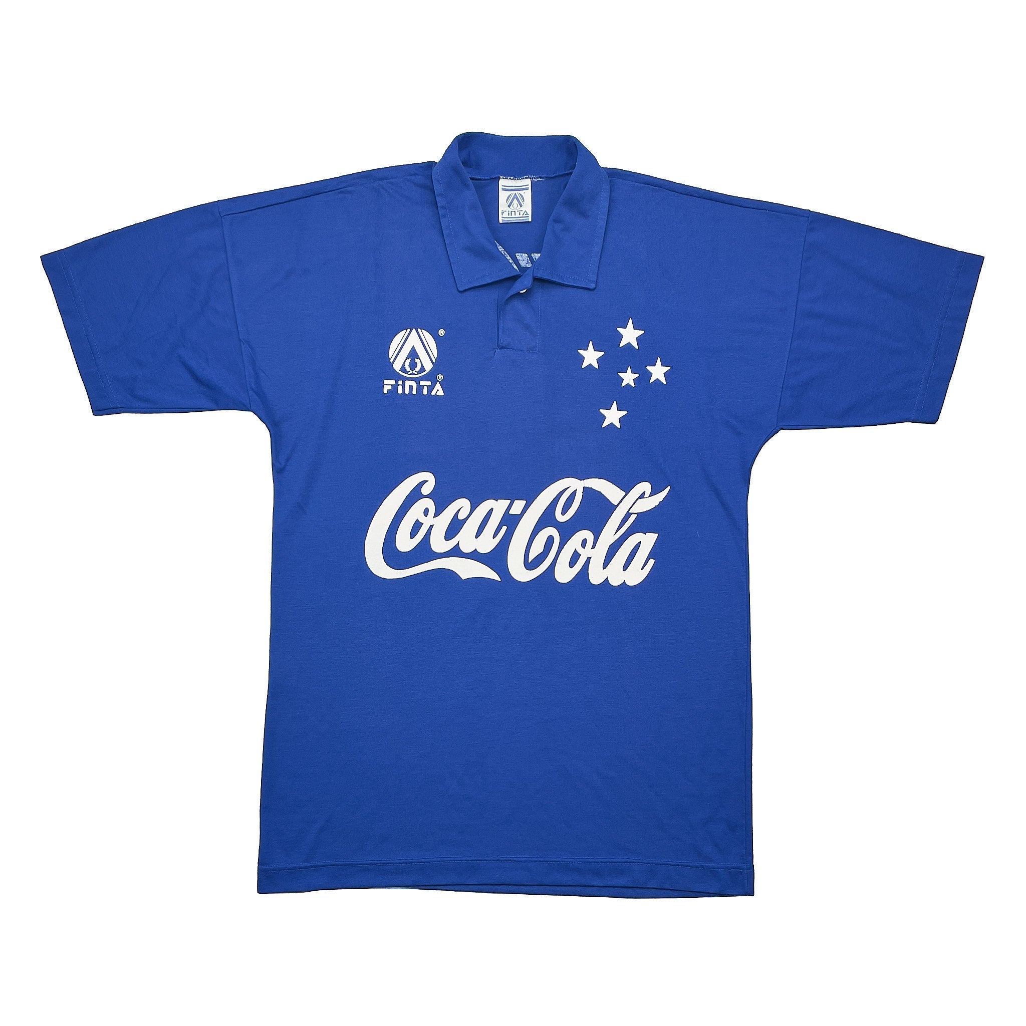 Buy 1992/93 Cruzeiro 10 Home Shirt (S) Finta ~ Free worldwide shipping available ~ Authentic Vintage Football Shirts from Cult Kits