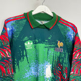 Shop 1992/93 FRANCE GK SHIRT (M) ADIDAS, classic football shirts, vintage football shirts & retro soccer jerseys at Cult Kits
